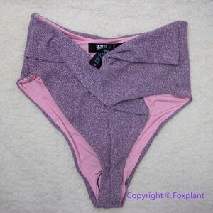 NEW‎ Beach Riot Zurie Bikini Bottoms in light purple, size S
